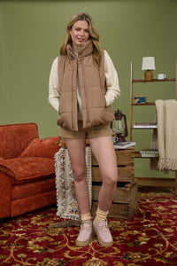 Cedar Trail Zip-Up Puffer Vest – Cozy Cold Weather Essential