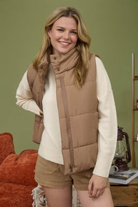 Cedar Trail Zip-Up Puffer Vest – Cozy Cold Weather Essential