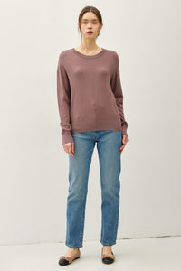 Everlynn Soft Touch Lightweight Sweater – Relaxed Drop Shoulder Pullover Top