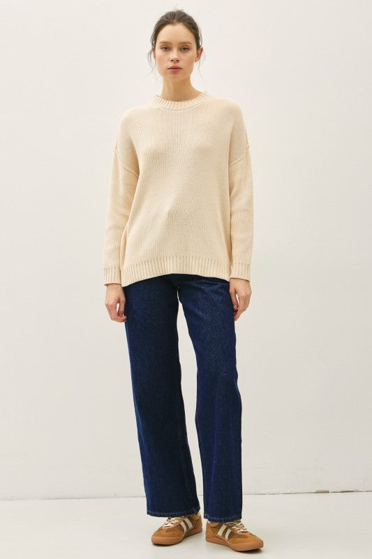 The Laramie Mock Neck Sweater – Relaxed Fit Everyday Pullover