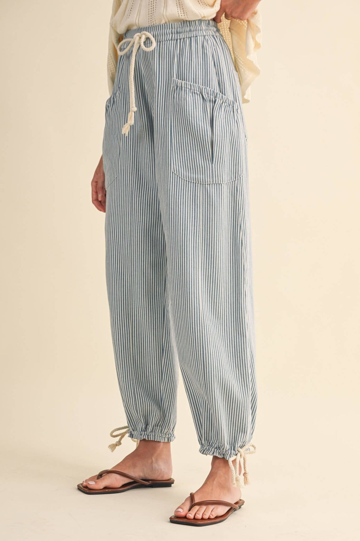 The Sunset Stripe Parachute Pants