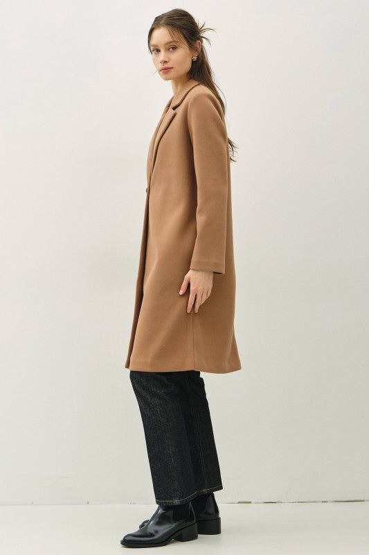 The Collins Wool-Blend Coat – Camel