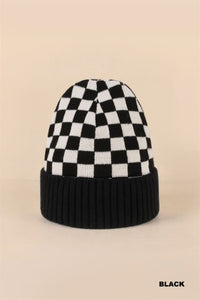 The Parker Checkered Beanie