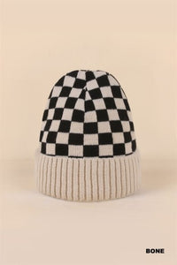 The Parker Checkered Beanie