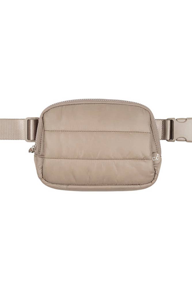 C.C Puffer Padding Fanny Pack Belt Bag