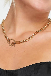 The Hawthorne Layered Paperclip Chain Necklace – 18K Gold Plated Waterproof Stainless Steel Necklace