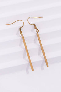 18K Gold Plated Waterproof  Drop Earrings