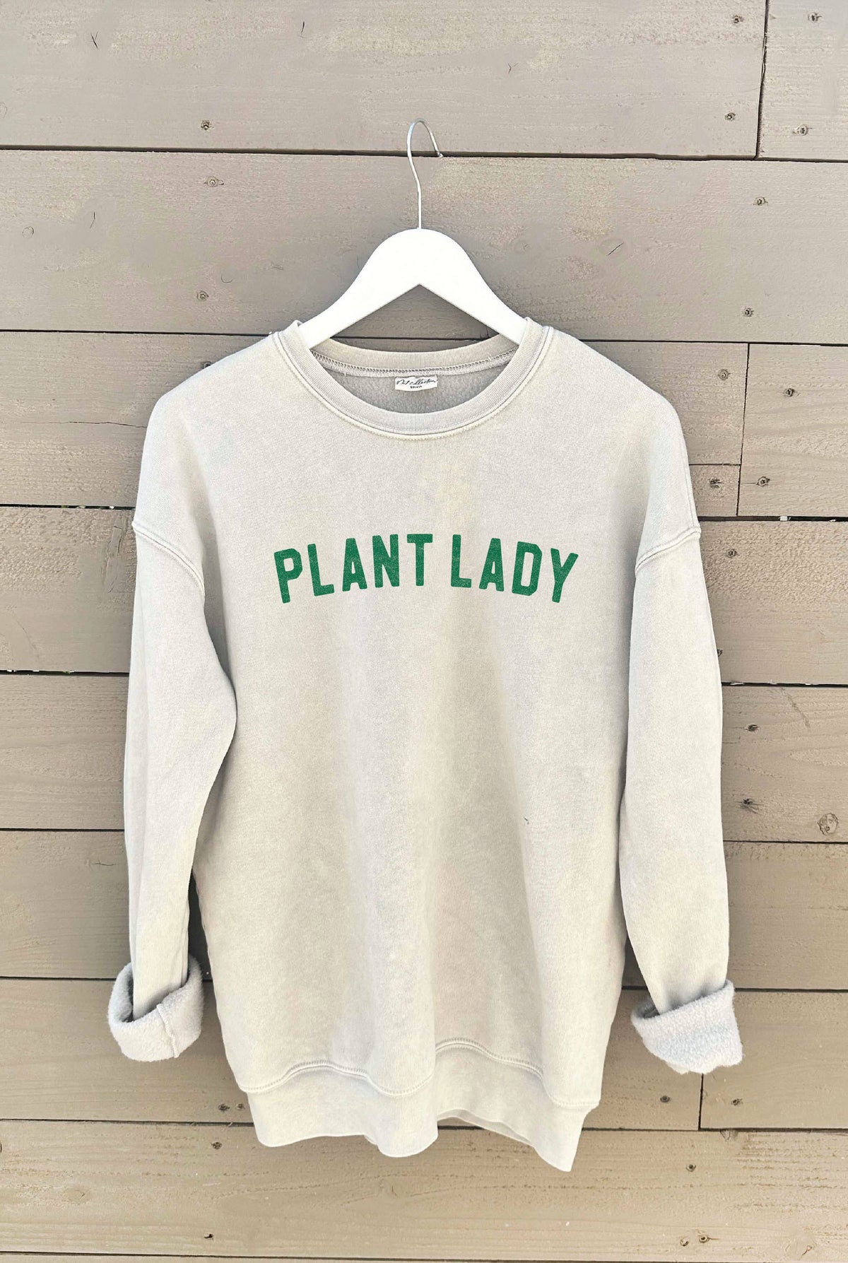 PLANT LADY Mineral Graphic Sweatshirt: Dove