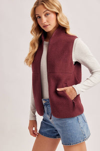 Weekend Plans Sherpa Vest