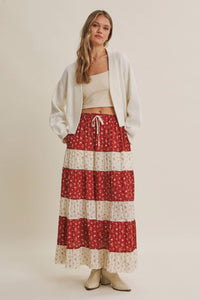 EVERYDAY ESEENTIAL EASY LAYERING BALLOON SLV WAFFLE CARDIGAN: OLIVE / L