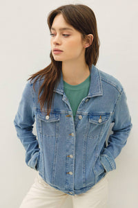 The Hadley Denim Look Shacket