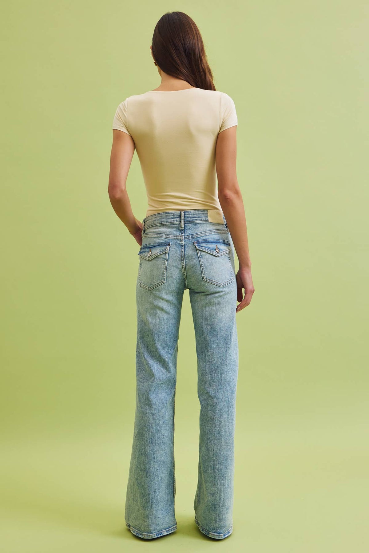 Emma Essential Square Neck Tee