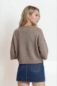 The Emery Relaxed Knit Sweater