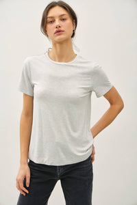The Willow Bamboo Modal Tee – Soft Relaxed Fit Essential Round Neck T-Shirt