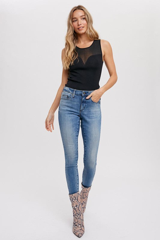 Toni Sweetheart Neck Knit Tank