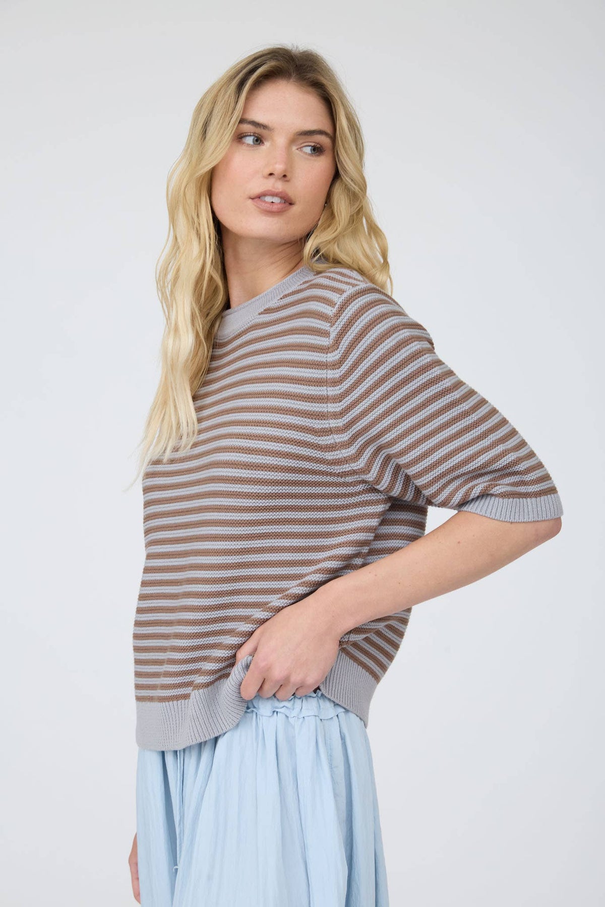 September Stroll Stripe Sweater