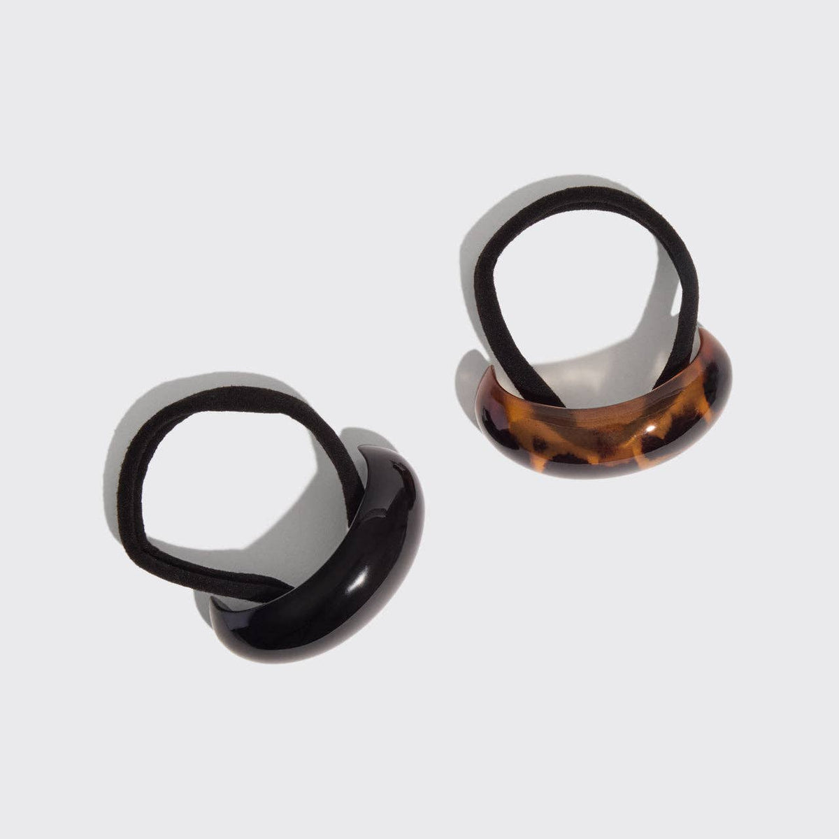 Kitsch Black & Tort Cloud Cuffs - Medium