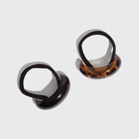 Kitsch Black & Tort Cloud Cuffs - Medium