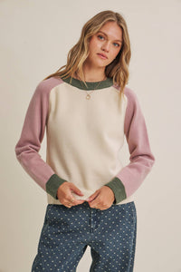Changing Seasons Color Block Sweater
