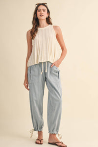The Sunset Stripe Parachute Pants