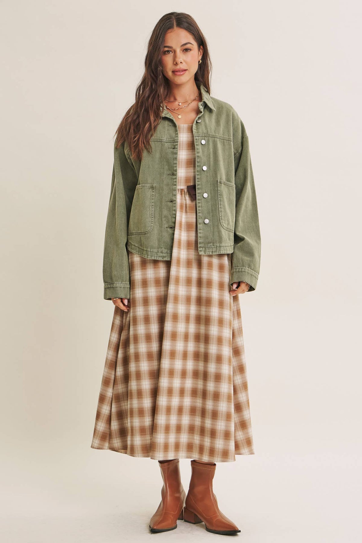 The Field Day Washed Utility Jacket: Washed Olive