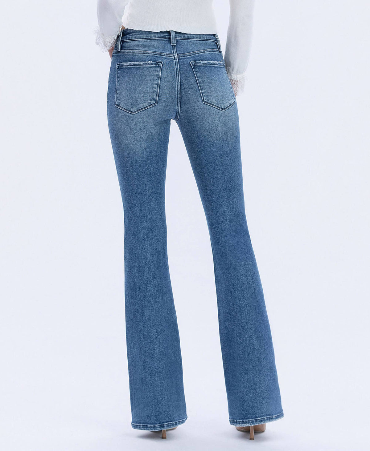 HIGH RISE FULL LENGTH BOOTCUT JEANS LV1985: NEATNESS / 25