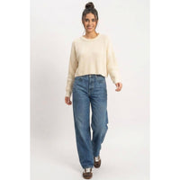 No Rush Cropped Sweater