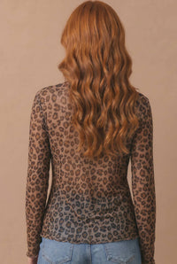 Wild Thing Leopard Mesh Top