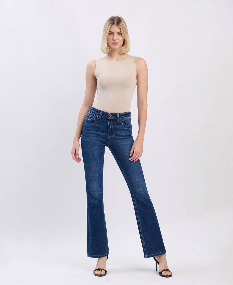 Savannah High Rise Bootcut Jeans – Full Length Comfort Stretch Denim