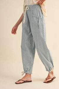 The Sunset Stripe Parachute Pants