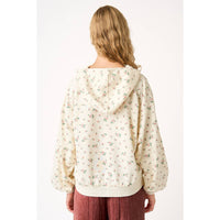 The Lillian Floral Knit Hoodie