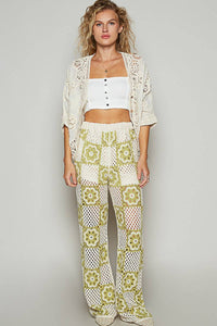 Sadie Crochet Cardigan: Natural