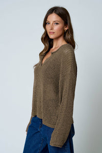 Barely There Sheer Knit Sweater