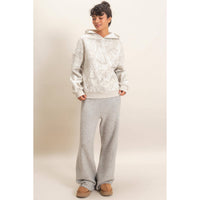Snowed In Camo Hoodie: Grey