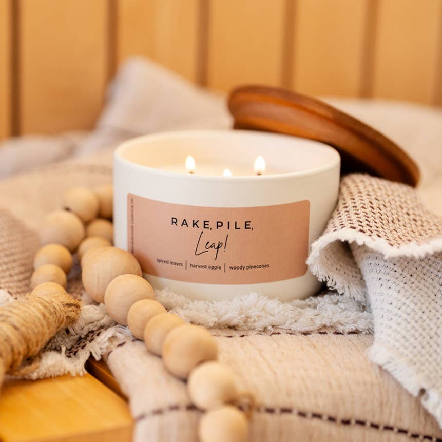 Rake, Pile, Leap | 10 oz Signature Statement Candle