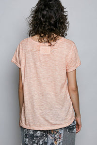 Everyday Lightweight Relaxed Fit Hand-Stitched Knit Top: Black / L