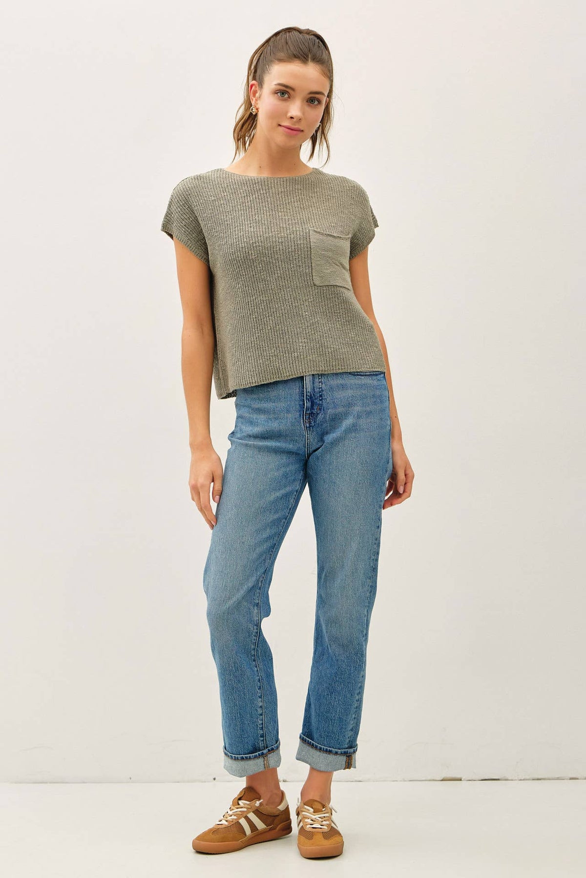 The Collins Boat Neck Knit Top
