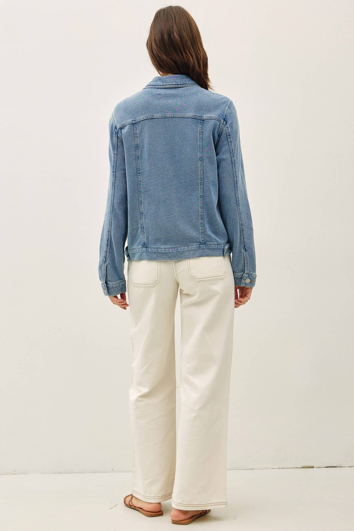 The Hadley Denim Look Shacket