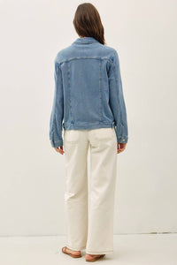 The Hadley Denim Look Shacket