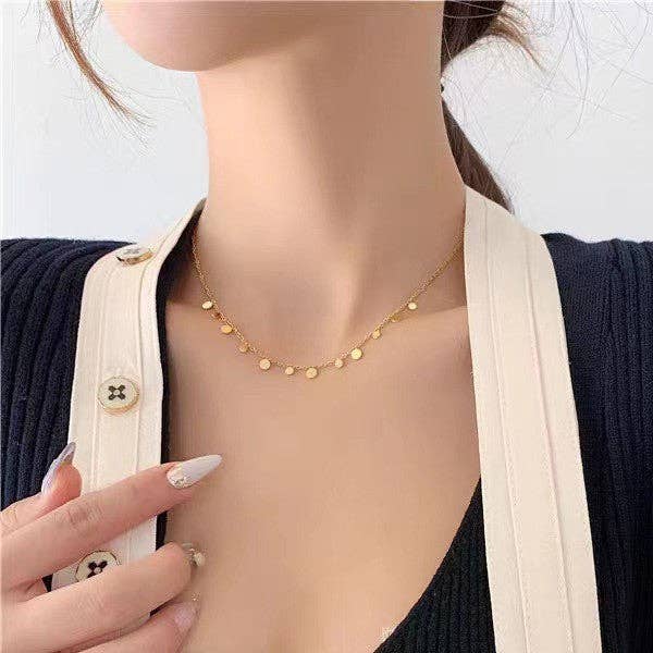 The Langley 18K Gold Plated Chain Necklace – Delicate Hypoallergenic Layering Chain