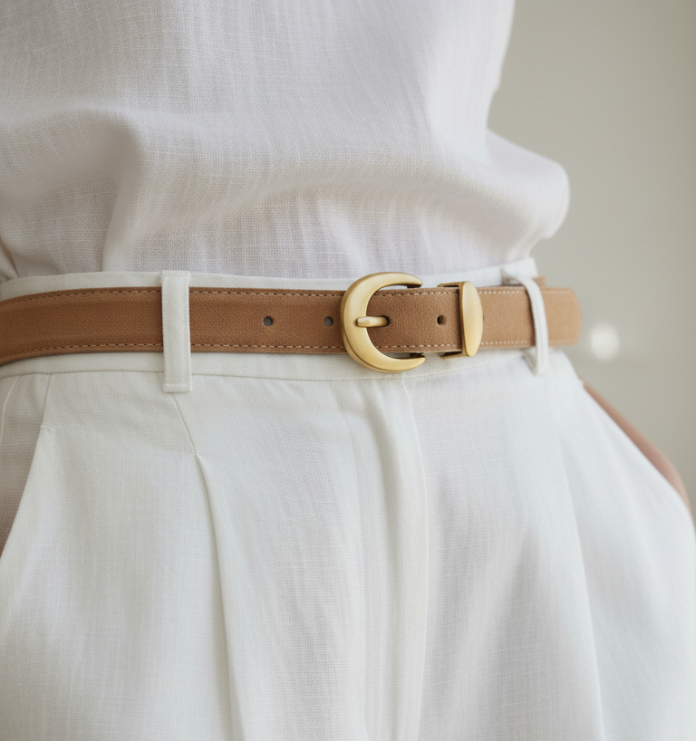 The Finishing Touch Suede Belt