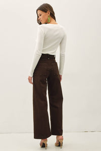 The Delaney Fine Ribbed Top