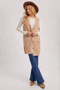 The Layering Plan Teddy Vest: Latte