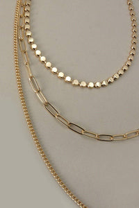 UNIQUE CHAIN MULTI LAYER NECKLACE