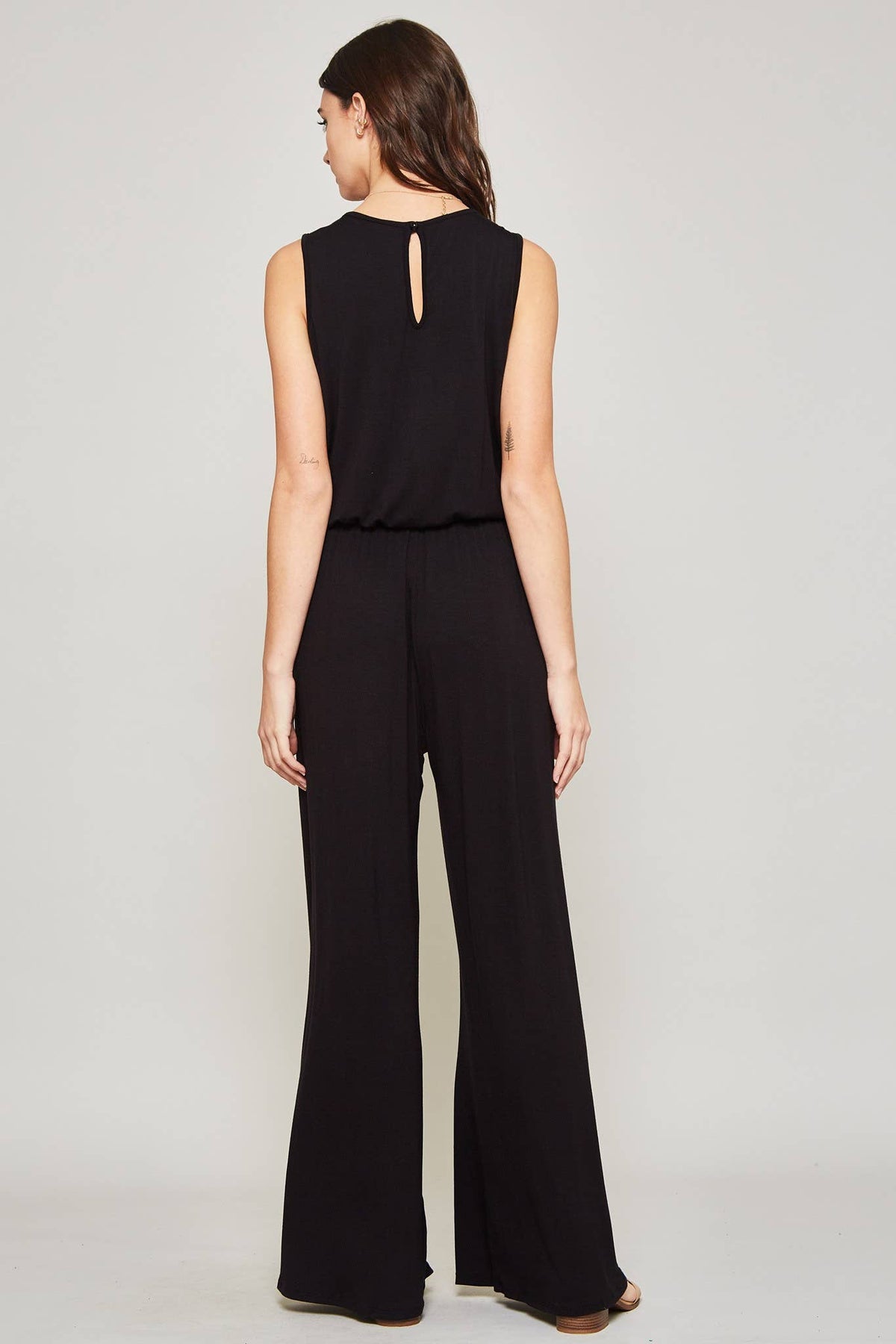 The Sierra Wide Leg Sleeveless Jumpsuit
