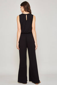 The Sierra Wide Leg Sleeveless Jumpsuit