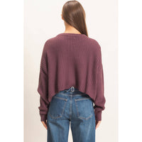 No Rush Cropped Sweater
