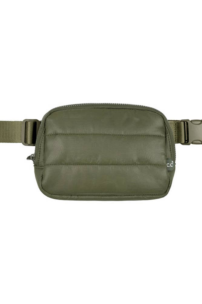 C.C Puffer Padding Fanny Pack Belt Bag