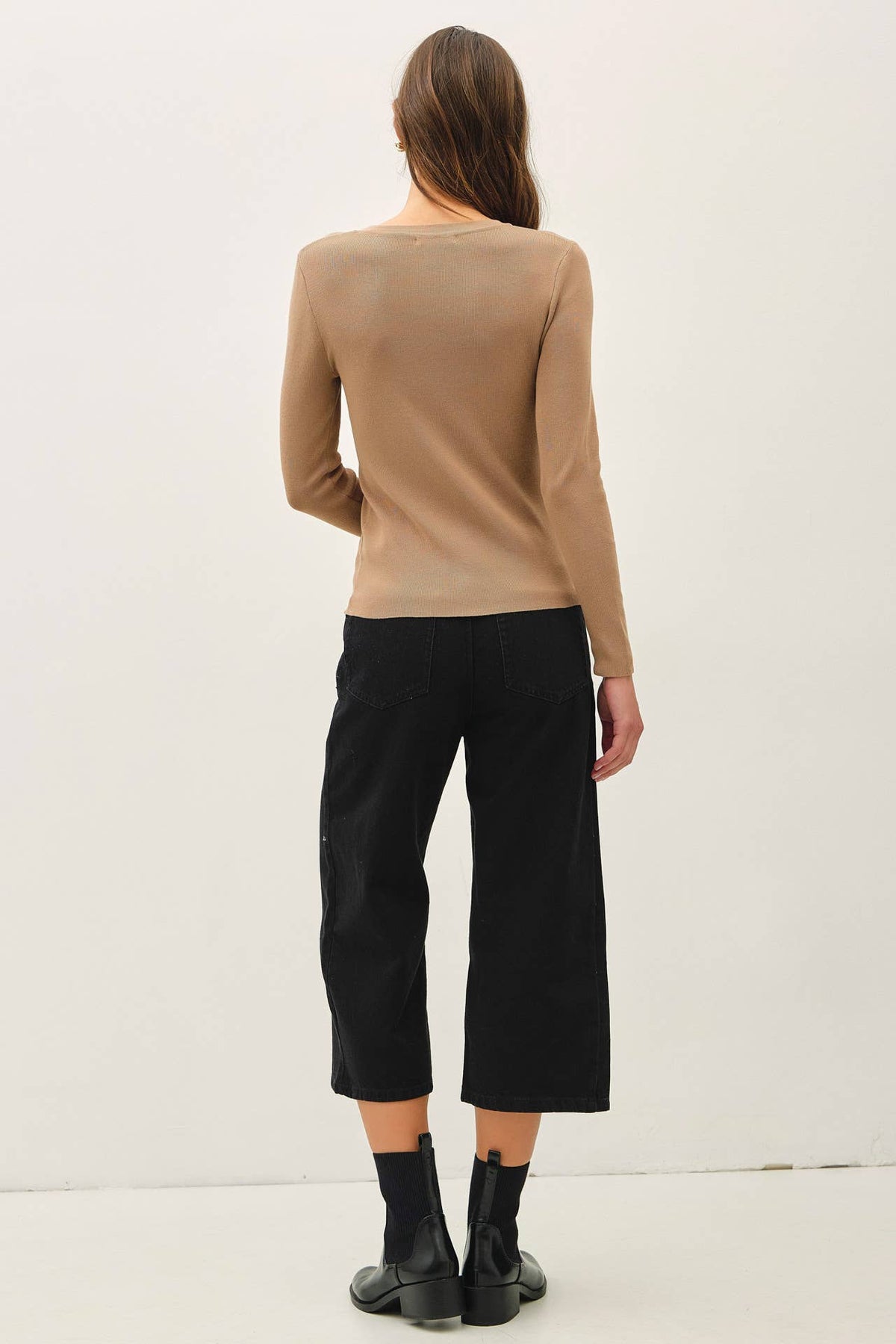 The Delaney Fine Ribbed Top
