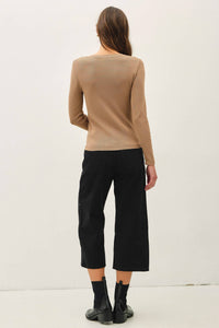 The Delaney Fine Ribbed Top